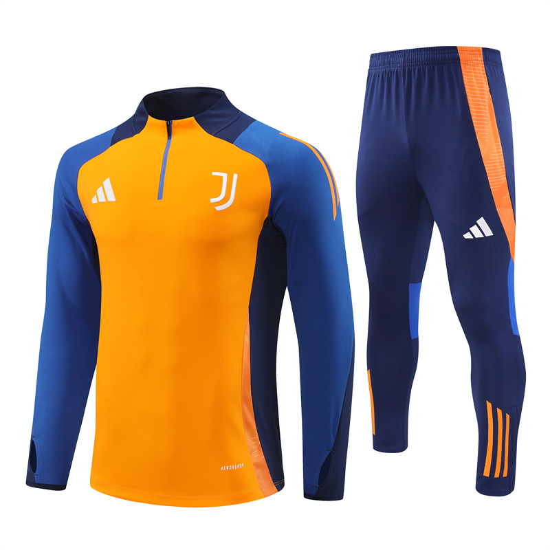AAA Quality Juventus 24/25 Tracksuit - Orange/Blue